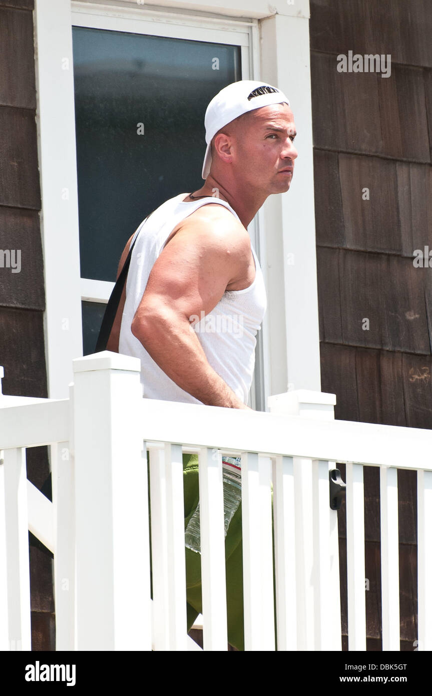 Mike Sorrentino "Jersey Shore" Filming in New Jersey Seaside Heights