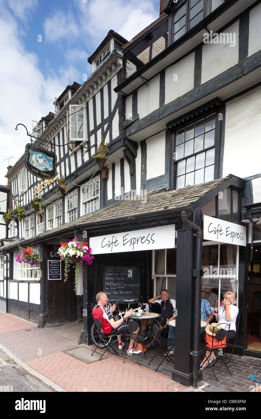 High Street Cafe in Bridgnorth, Shropshire, England, UK Stock Photo Alamy