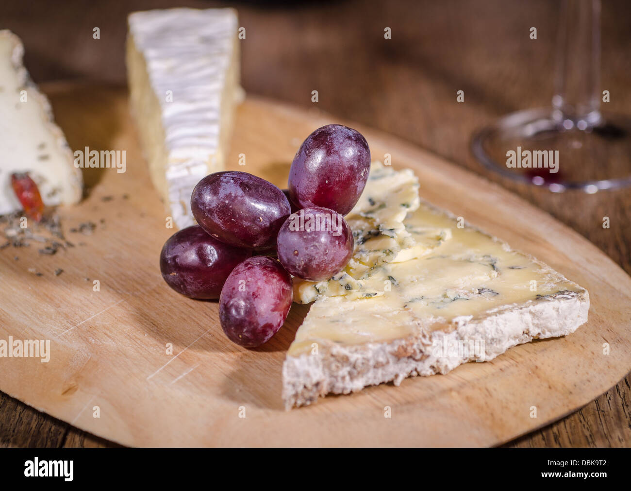 grapes and cheese Stock Photo Alamy