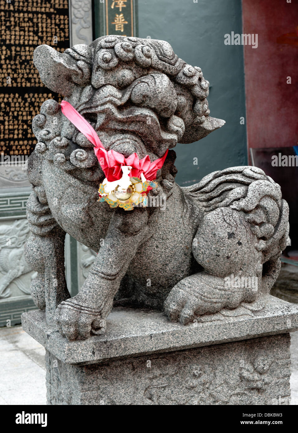 chinese stone lion front