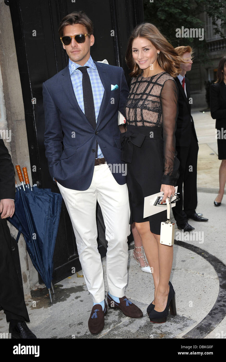 Olivia Palermo Johannes Huebl Paris Giambattista Valli: Olivia Palermo