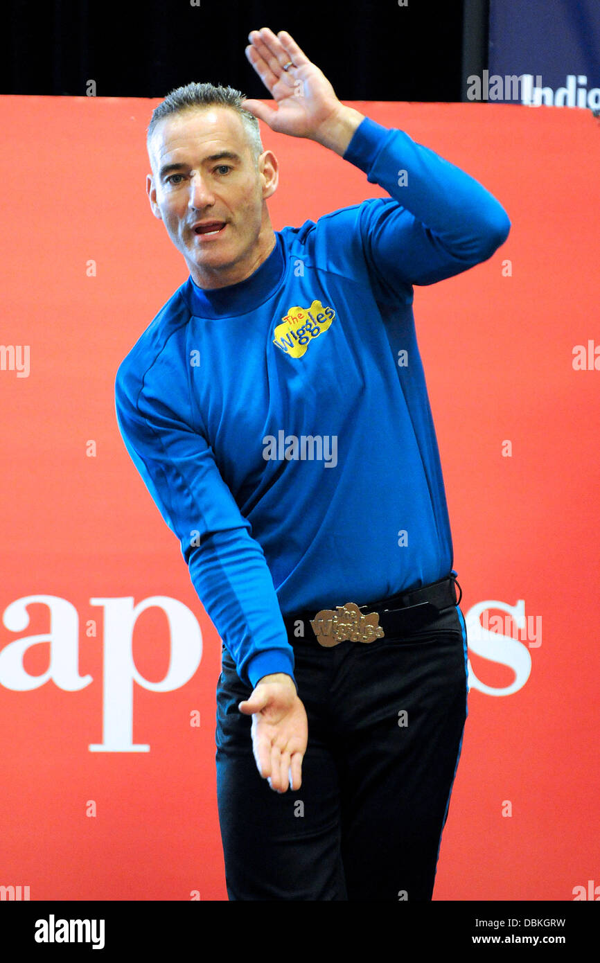 Anthony Field  'The Wiggles' performs live at Bayview Village Chapters bookstore.  Toronto, Canada - 06.07.11 Stock Photo