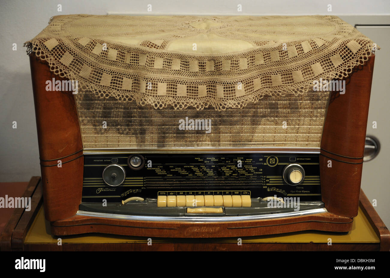 Radio Receiver. Built in Riga, Latvia, 1958-1960. Museum of History and  Navigation. Riga. Latvia Stock Photo - Alamy