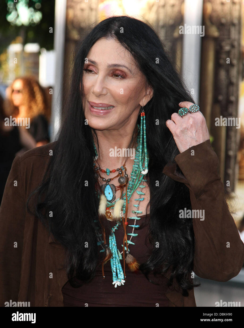 Singer Cher The Los Angeles Premiere of 'Zookeeper' held at the Regency Village Theatre - Arrivals Los Angeles, California - 06.07.11 Stock Photo