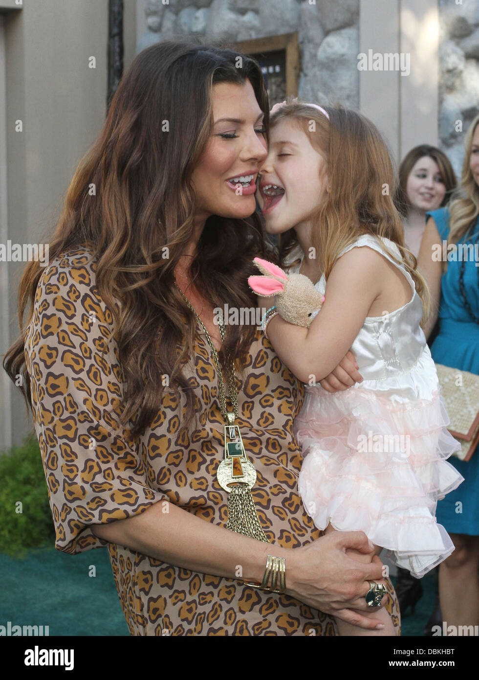 Ali Landry (R) and daughter Estela Ines Monteverde The Los Angeles