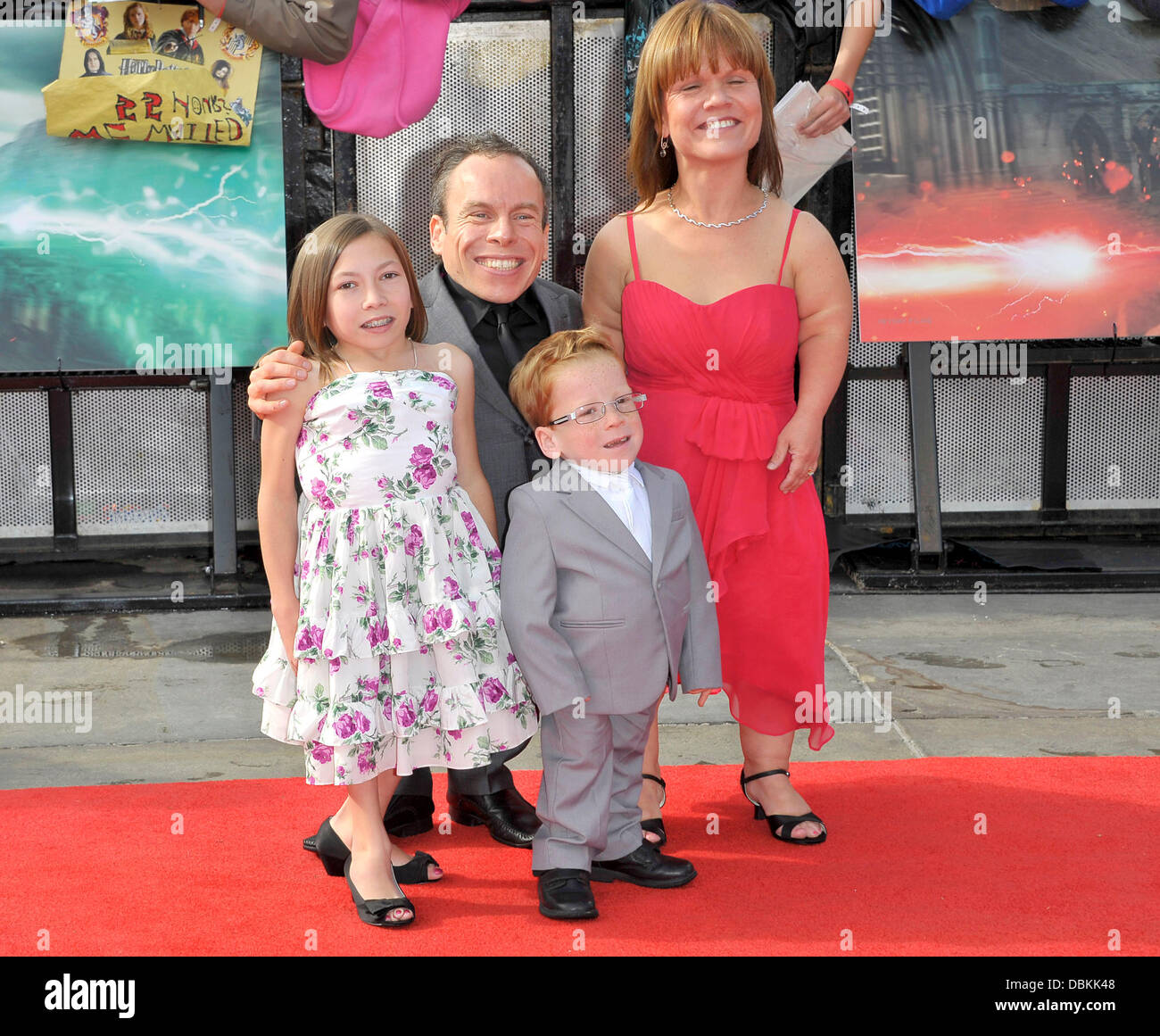 Warwick Davis Family High Resolution Stock Photography and Images - Alamy