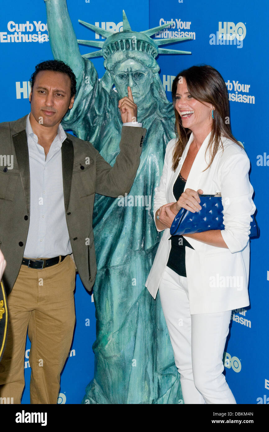Aasif Mandvi and Amy Landecker Screening of the new season
