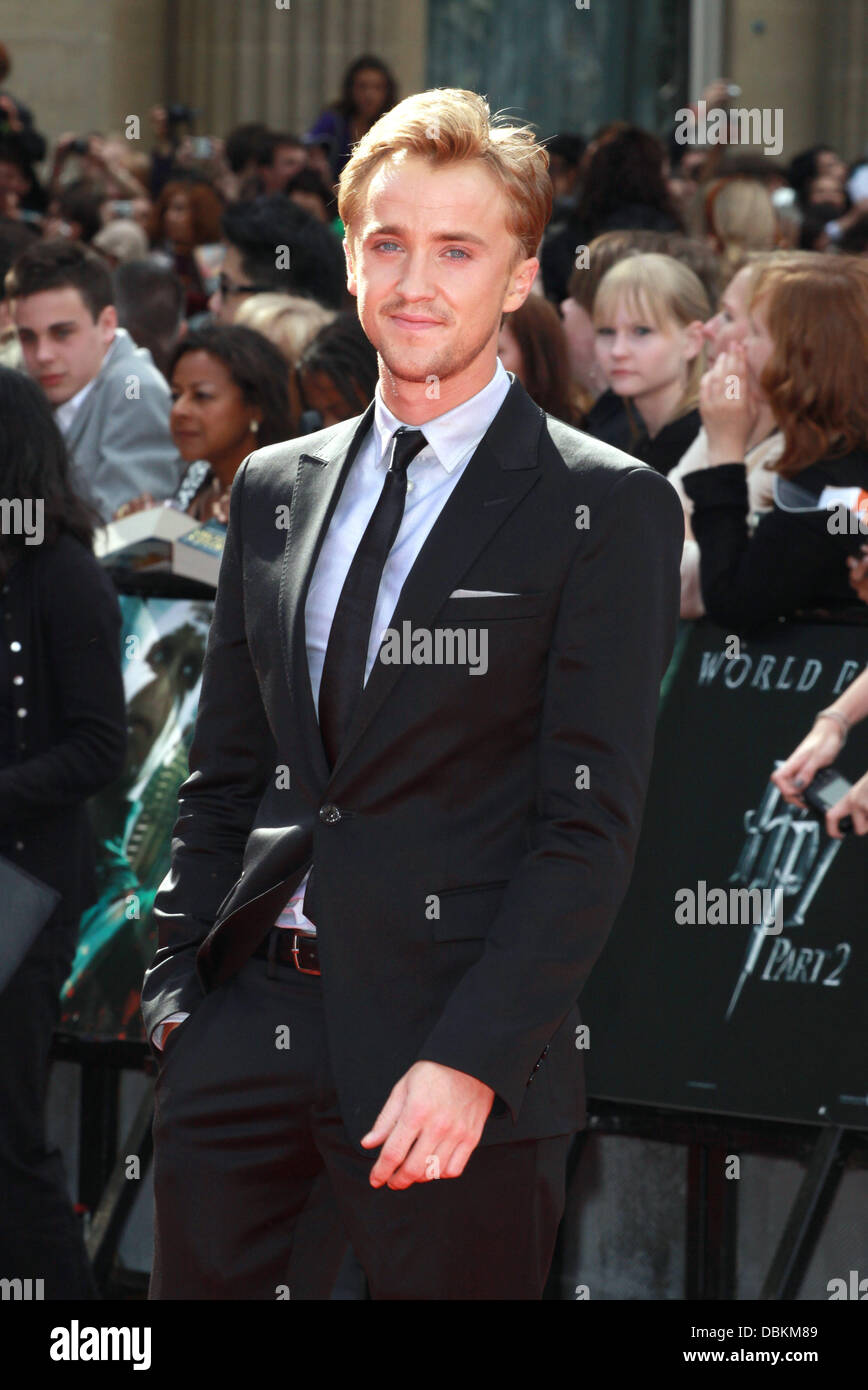 Tom Felton 'Harry Potter and The Deathly Hallows - Part 2' World Premiere - Arrivals London, England - 07.07.11 Stock Photo