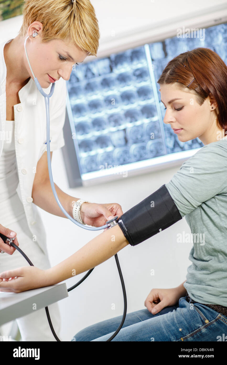 blood-pressure-testing-stock-photo-alamy