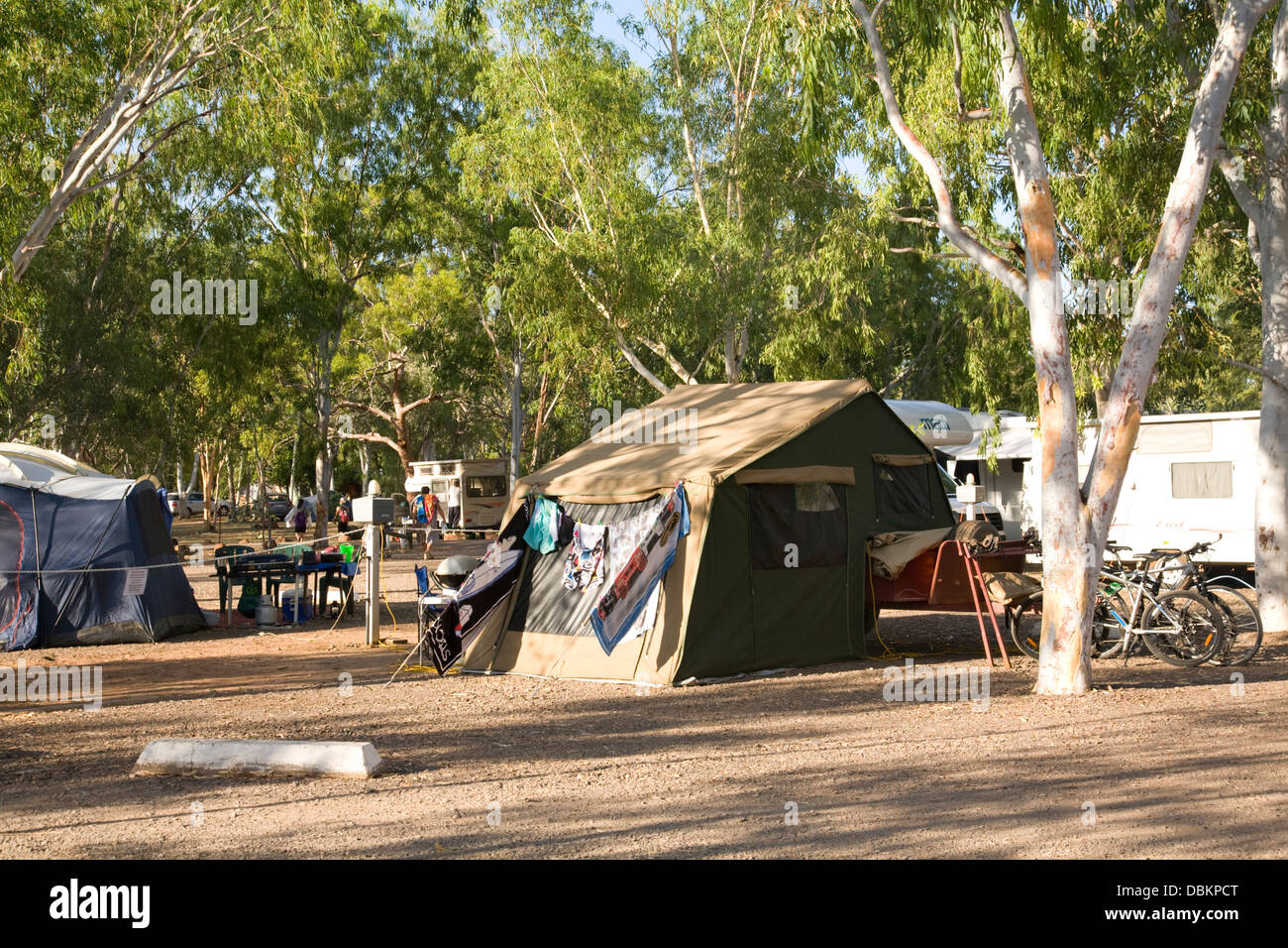 Nitmiluk camping ground,near katherine,northern territory,Australia