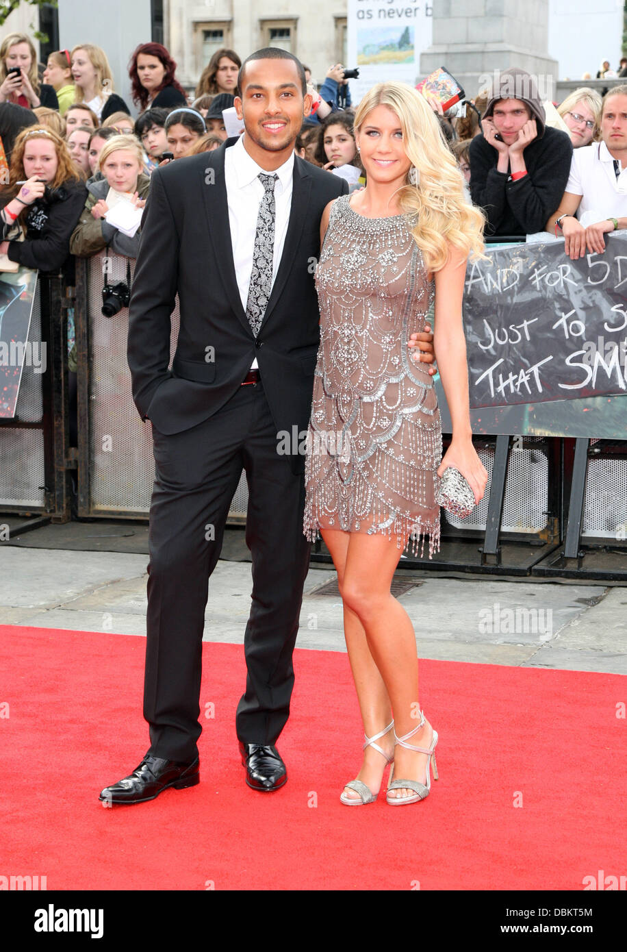 Theo walcott girlfriend melanie slade hi-res stock photography and