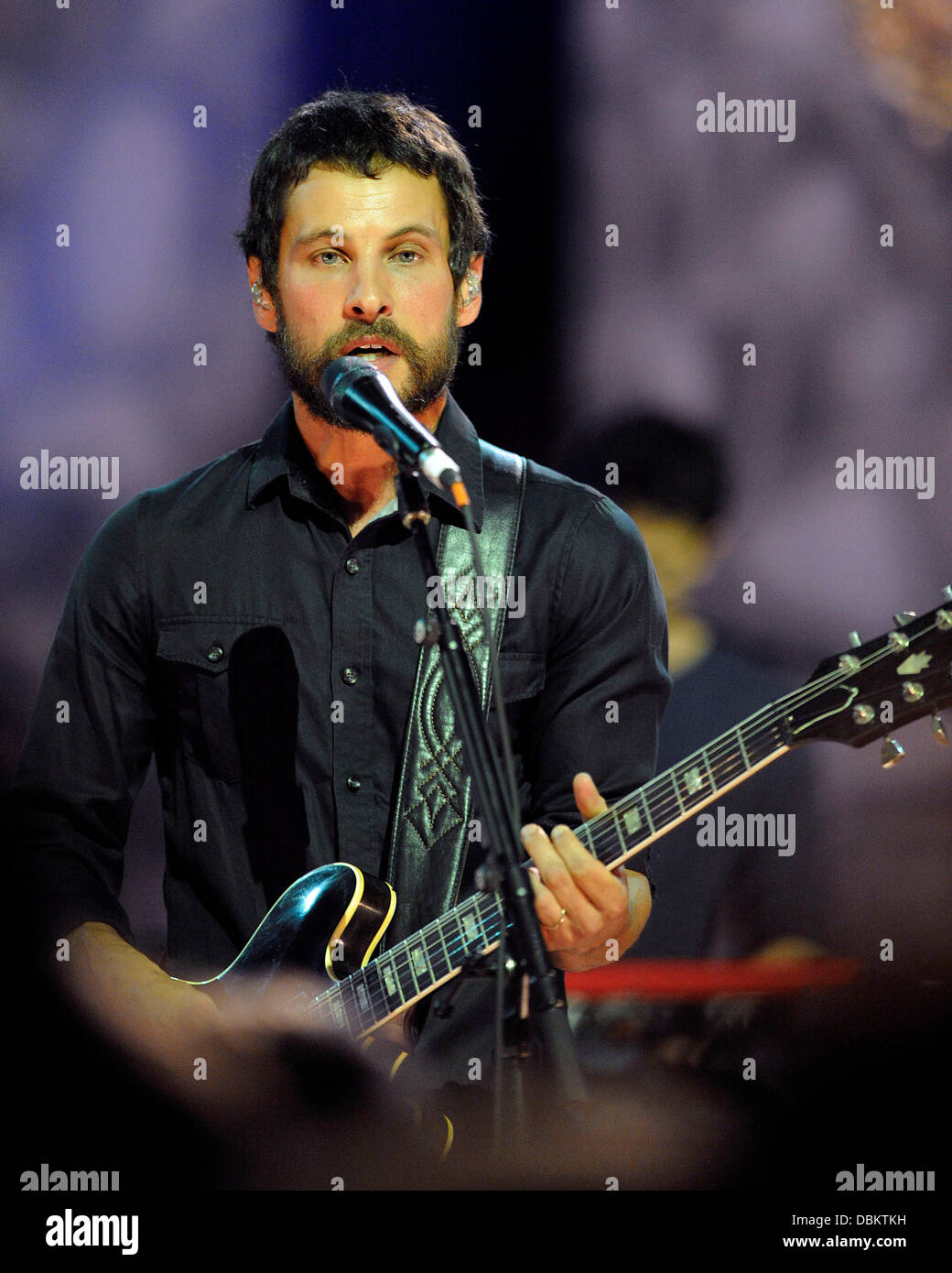 Sam Roberts Of The Sam Roberts Band Performs On Stage At The Masonic 