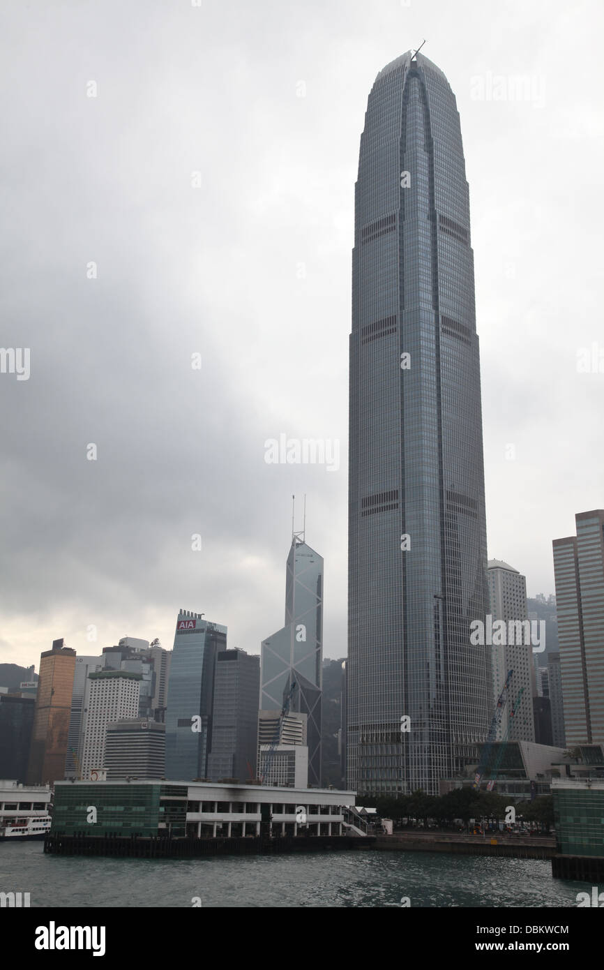 IFC Building Hong Kong Sar China Stock Photo