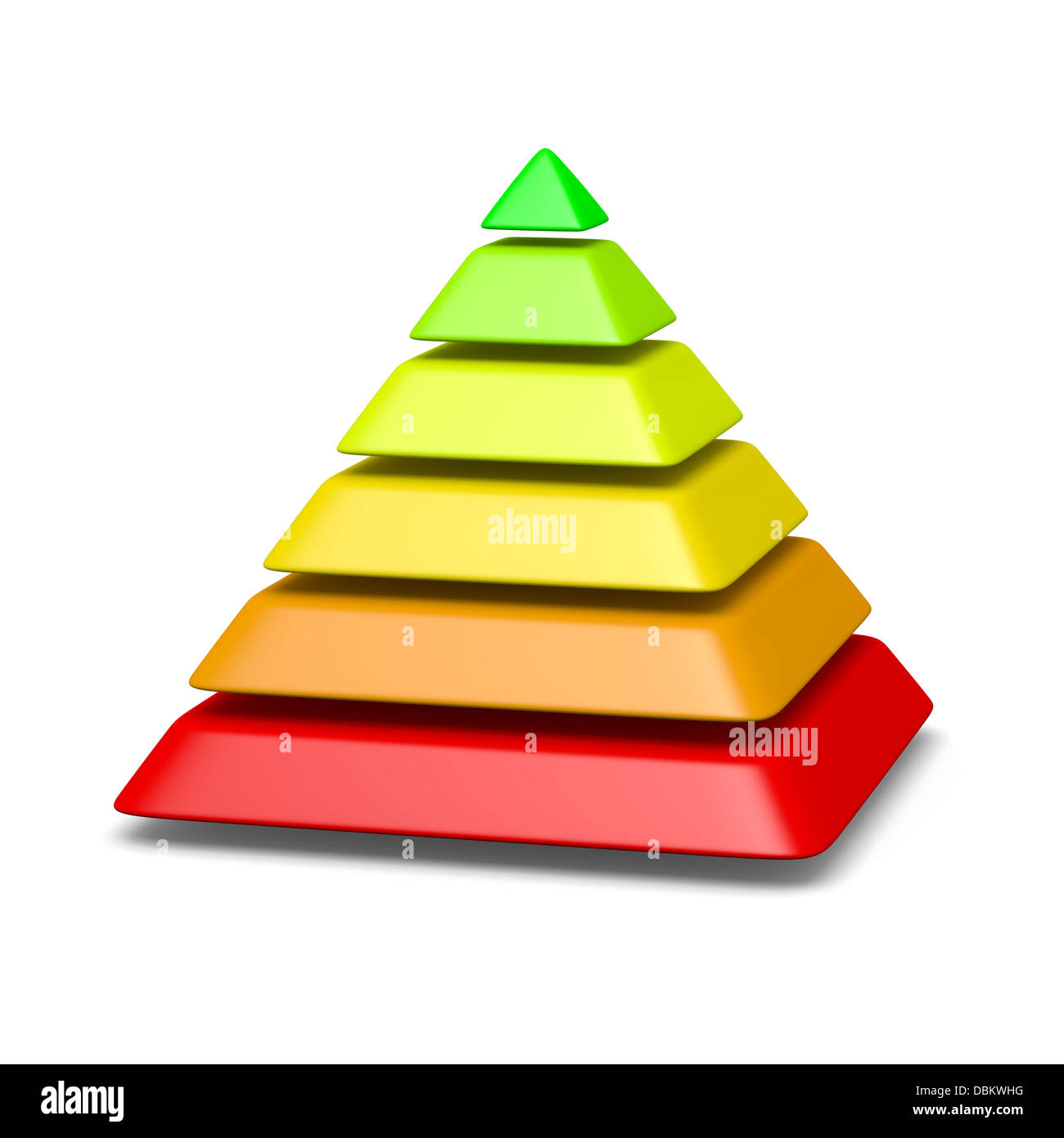 Colorful Blank Pyramid Levels Stack Hi Res Stock Photography And Images
