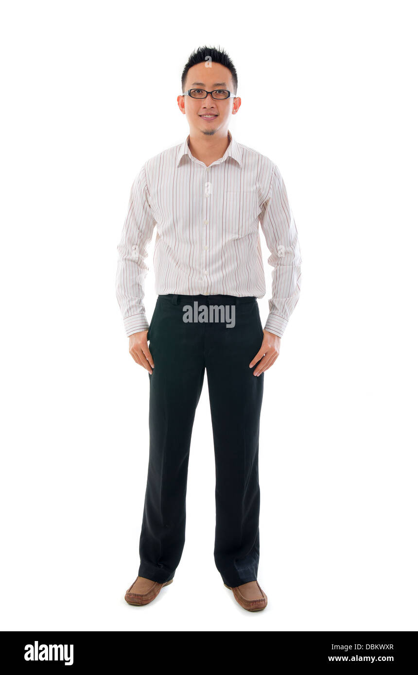 confident looking business man isolated on white background Stock Photo ...