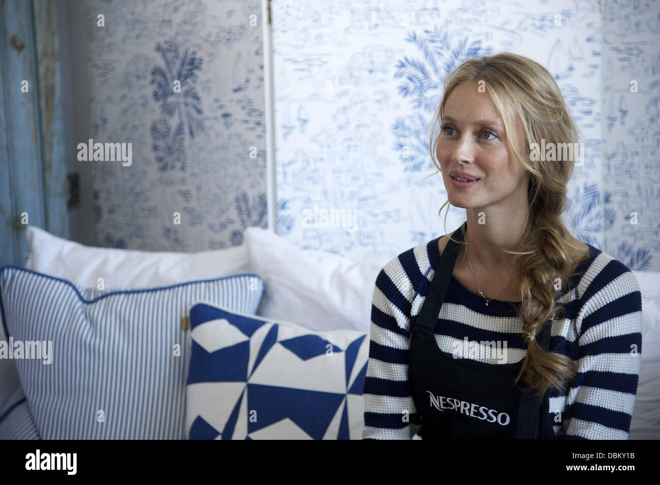 Palma De Mallorca, Spain. 1st Aug, 2013. Spanish model Vanesa Lorenzo