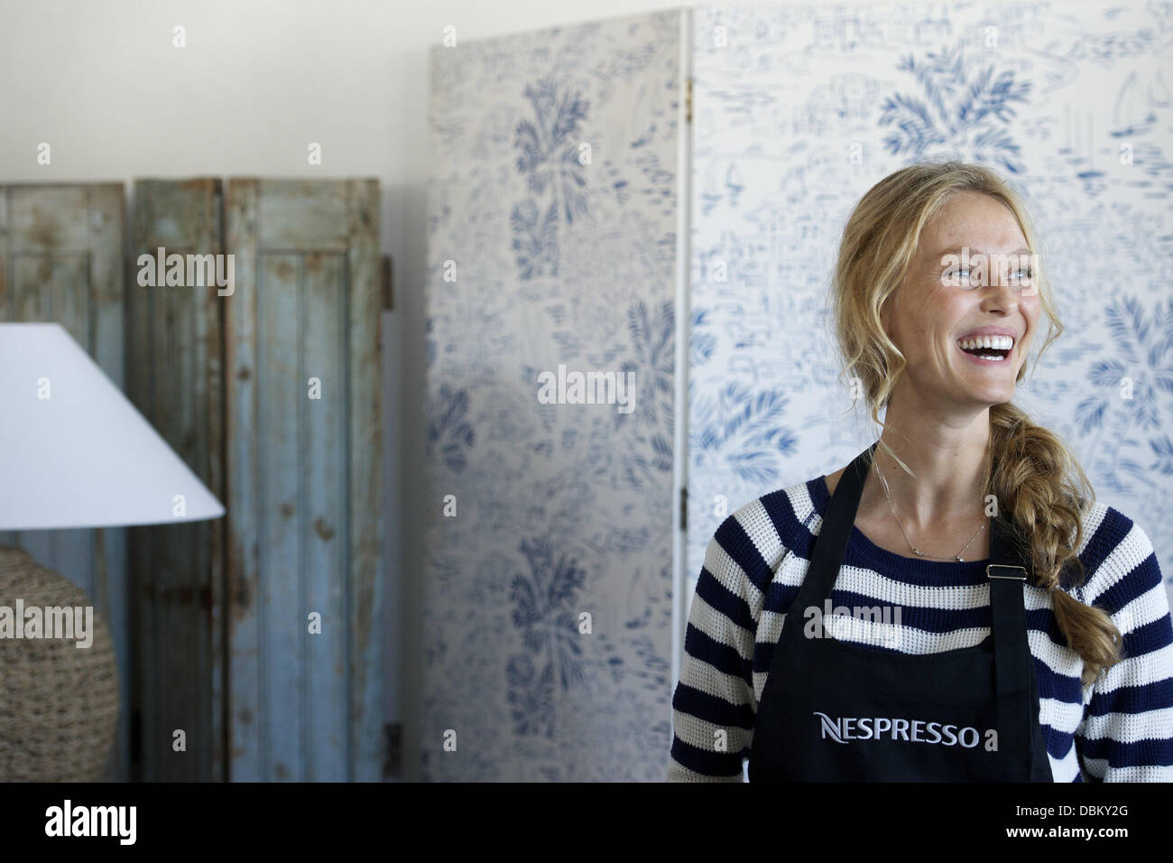 Palma De Mallorca, Spain. 1st Aug, 2013. Spanish model Vanesa Lorenzo