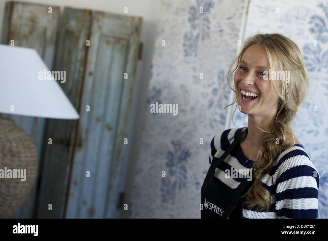 Palma De Mallorca, Spain. 1st Aug, 2013. Spanish model Vanesa Lorenzo