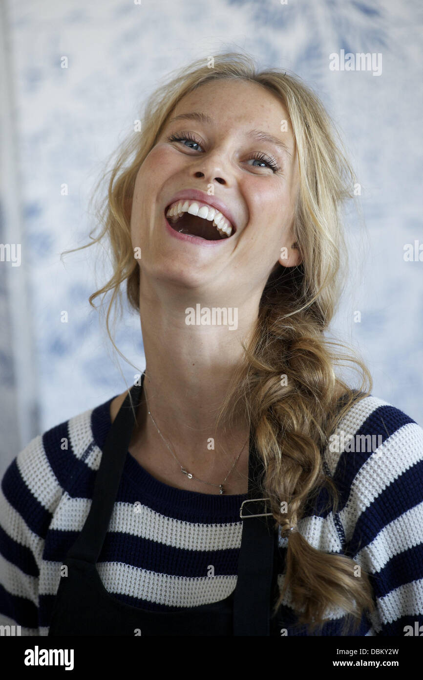 Palma De Mallorca, Spain. 1st Aug, 2013. Spanish model Vanesa Lorenzo