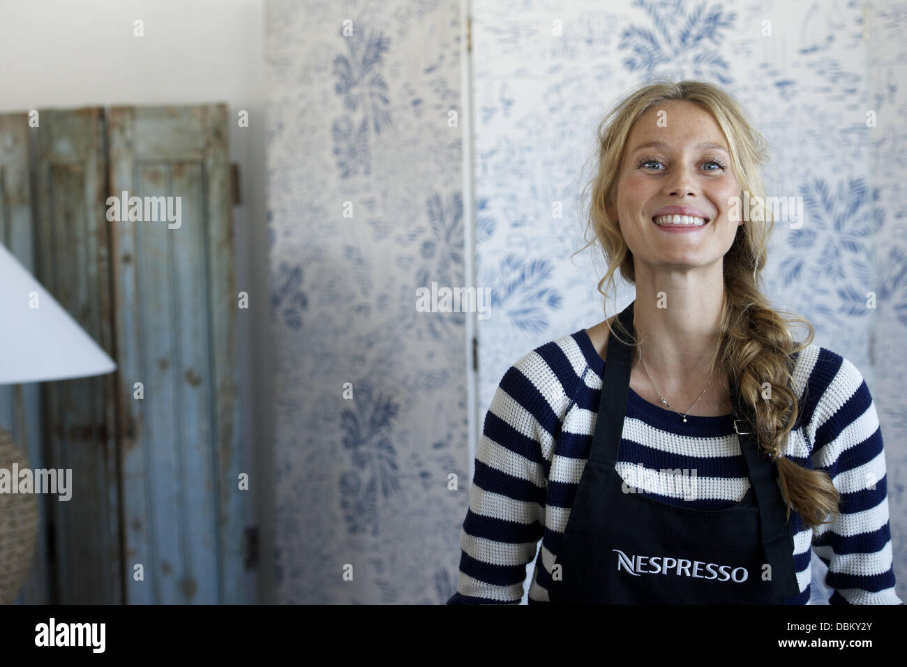 Palma De Mallorca, Spain. 1st Aug, 2013. Spanish model Vanesa Lorenzo