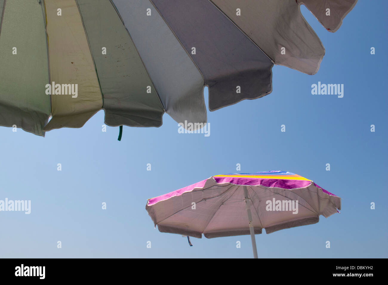 Beach umbrellas in Sea Isle City, New Jersey Stock Photo Alamy