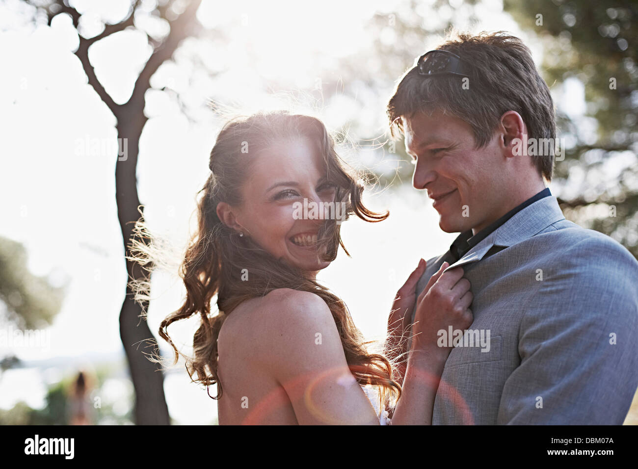 Authentic side portrait young hi-res stock photography and images - Alamy