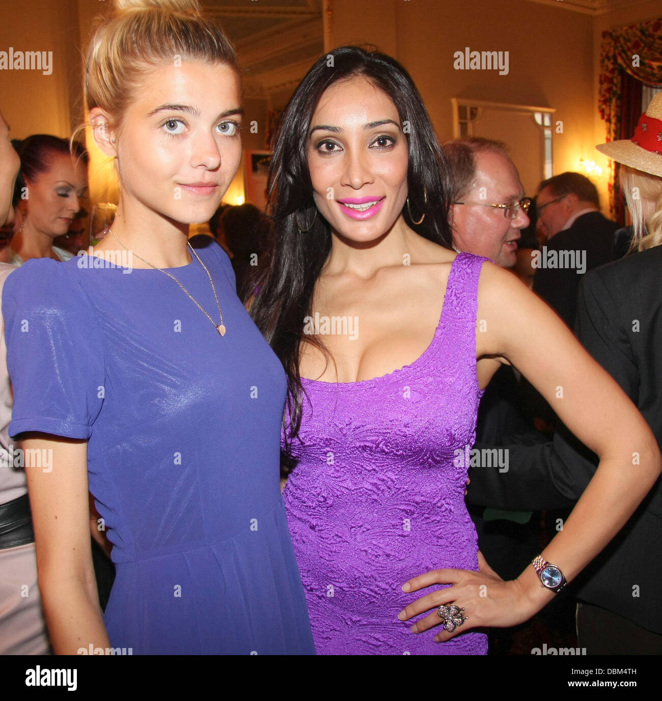 Jade Farmiloe and Sofia Hayat Sally Farmiloe celebrates her birthday with a  Bollywood themed party held at the Mostyn Hotel London, England - 14.07.11  Stock Photo - Alamy