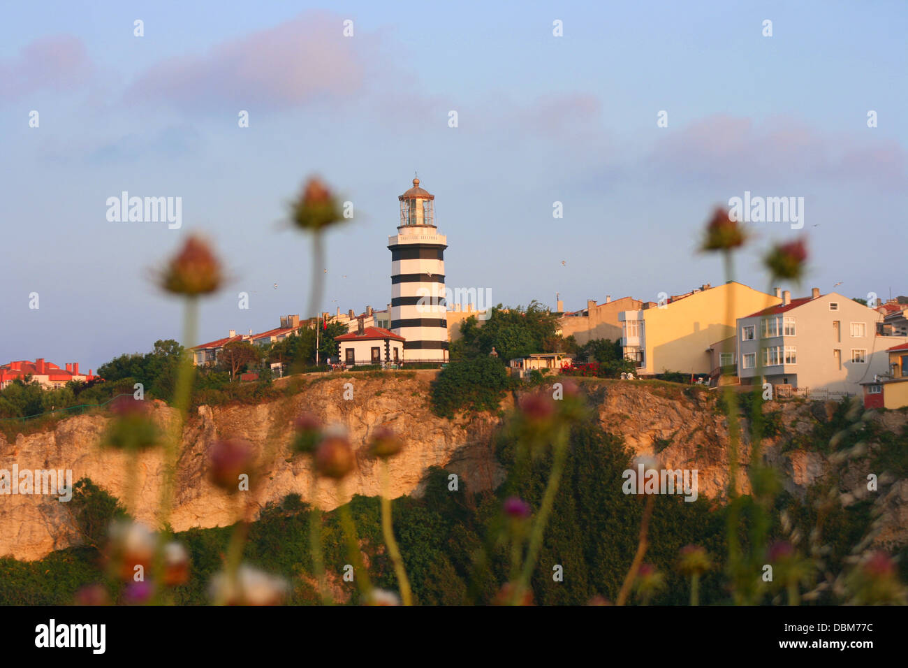 Lighthouse of Sile in Istanbul and Blacksea,Turkey Stock Photo