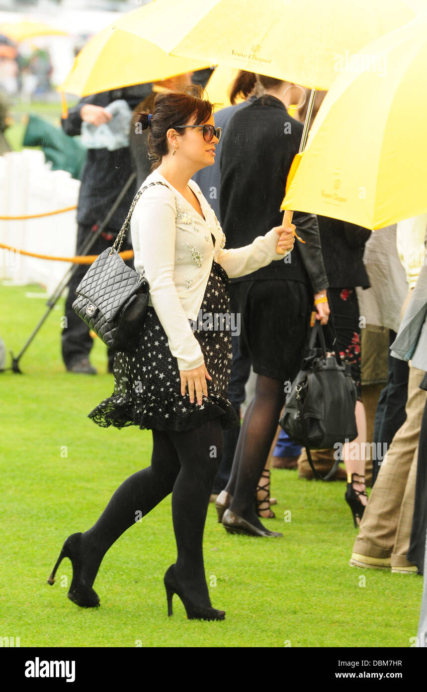 Lily allen the veuve clicquot gold cup final hires stock photography