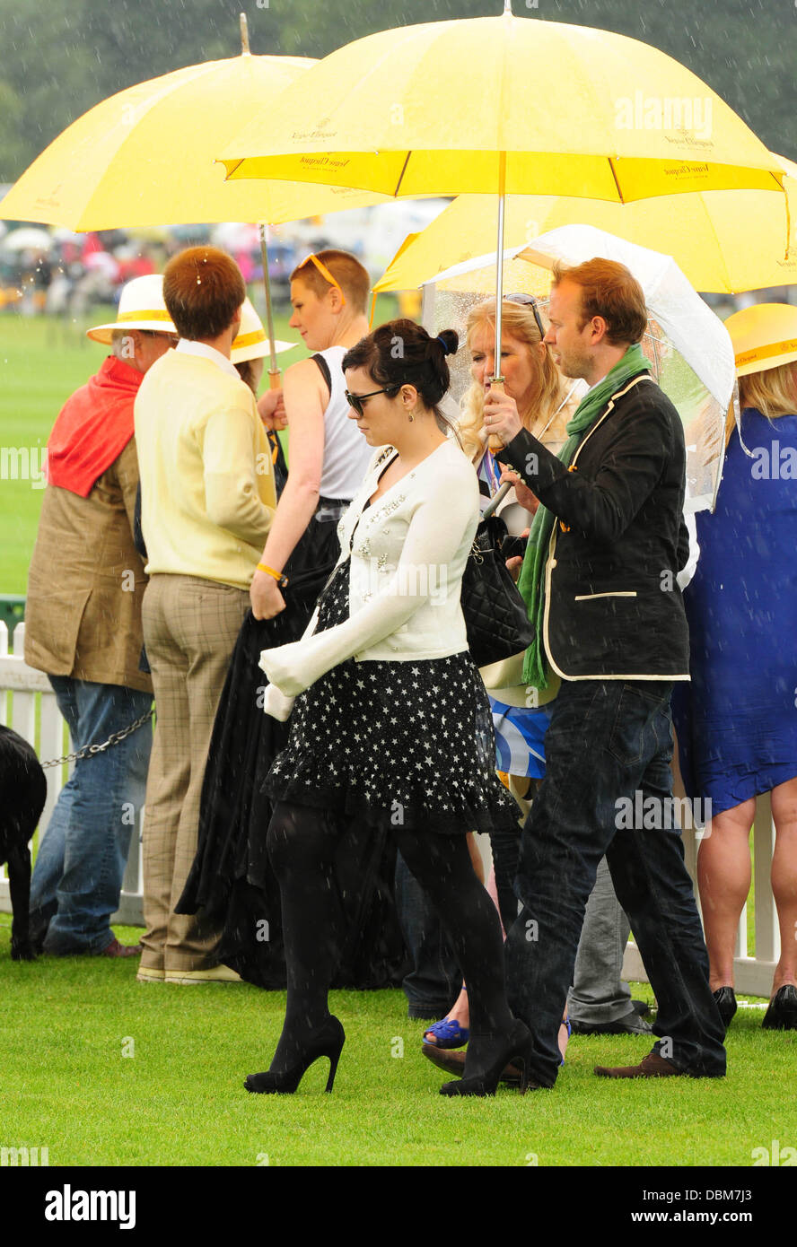 Lily Allen The Veuve Clicquot Gold cup final at Cowdray Park polo club