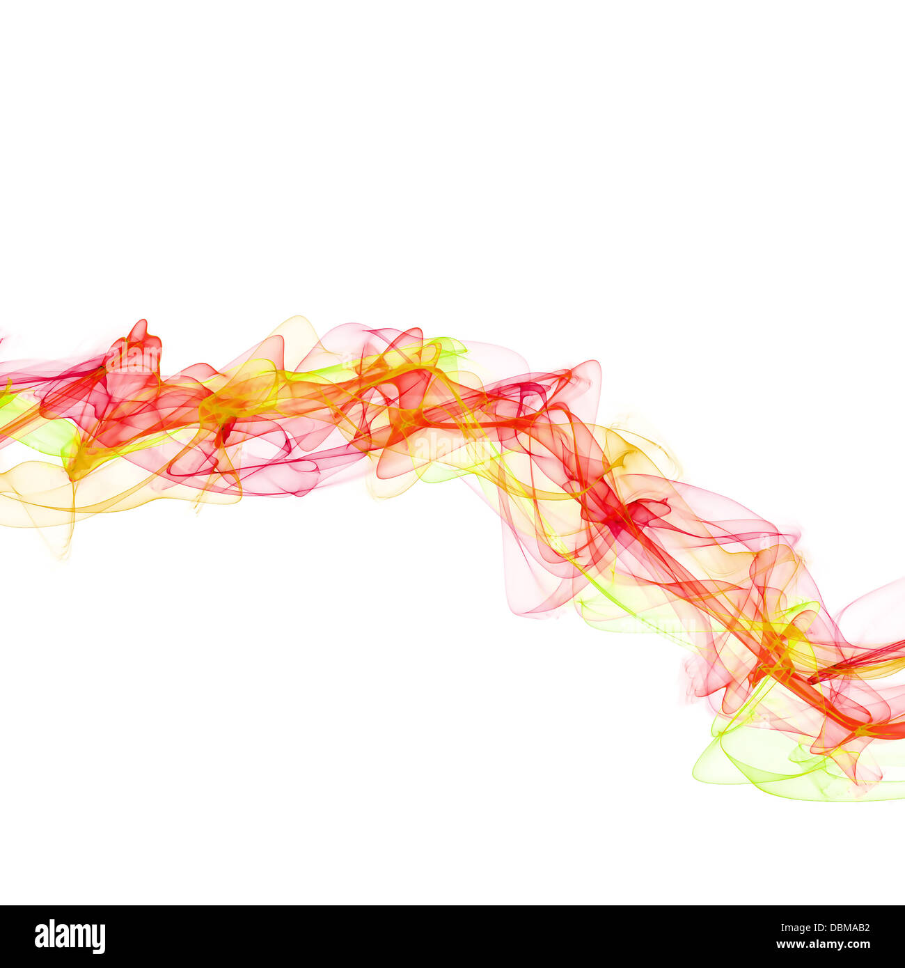 abstract red yellow ribbon waves Stock Photo - Alamy