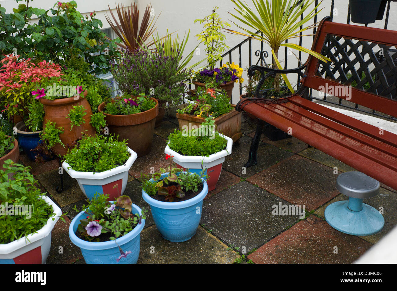 Transform Your Outdoor Space Create a Stunning Patio with Flower Pots!