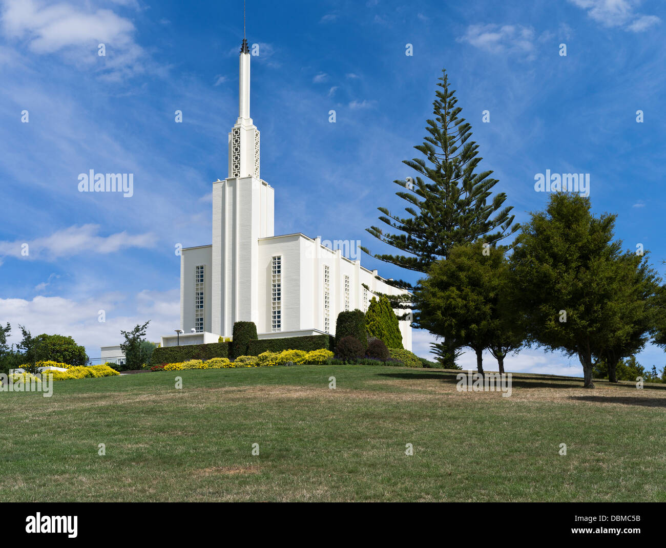 dh Mormon Temple HAMILTON NEW ZEALAND Church of Jesus Christ of Latter day Saints Stock Photo