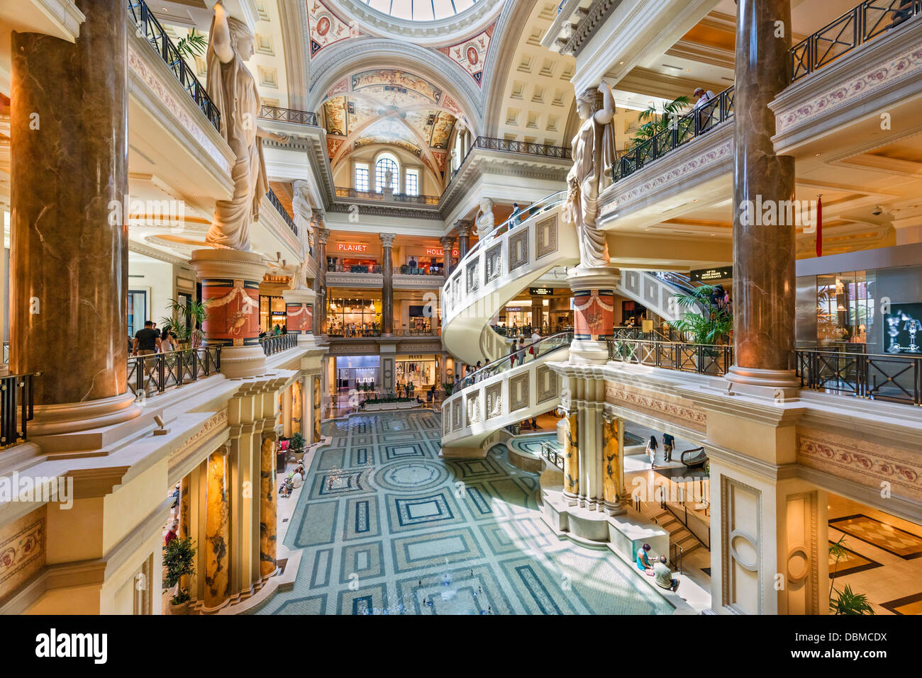 Atrium In Forum Shopping Mall At Caesars Palace Hotel, Las Vegas