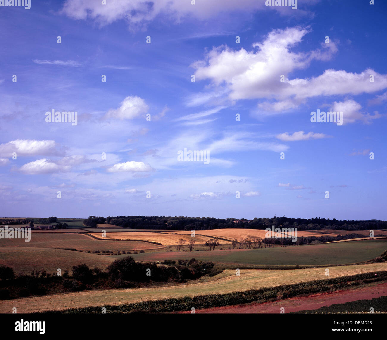Flodden Field 1513 the site of the battle near the village of Branxton