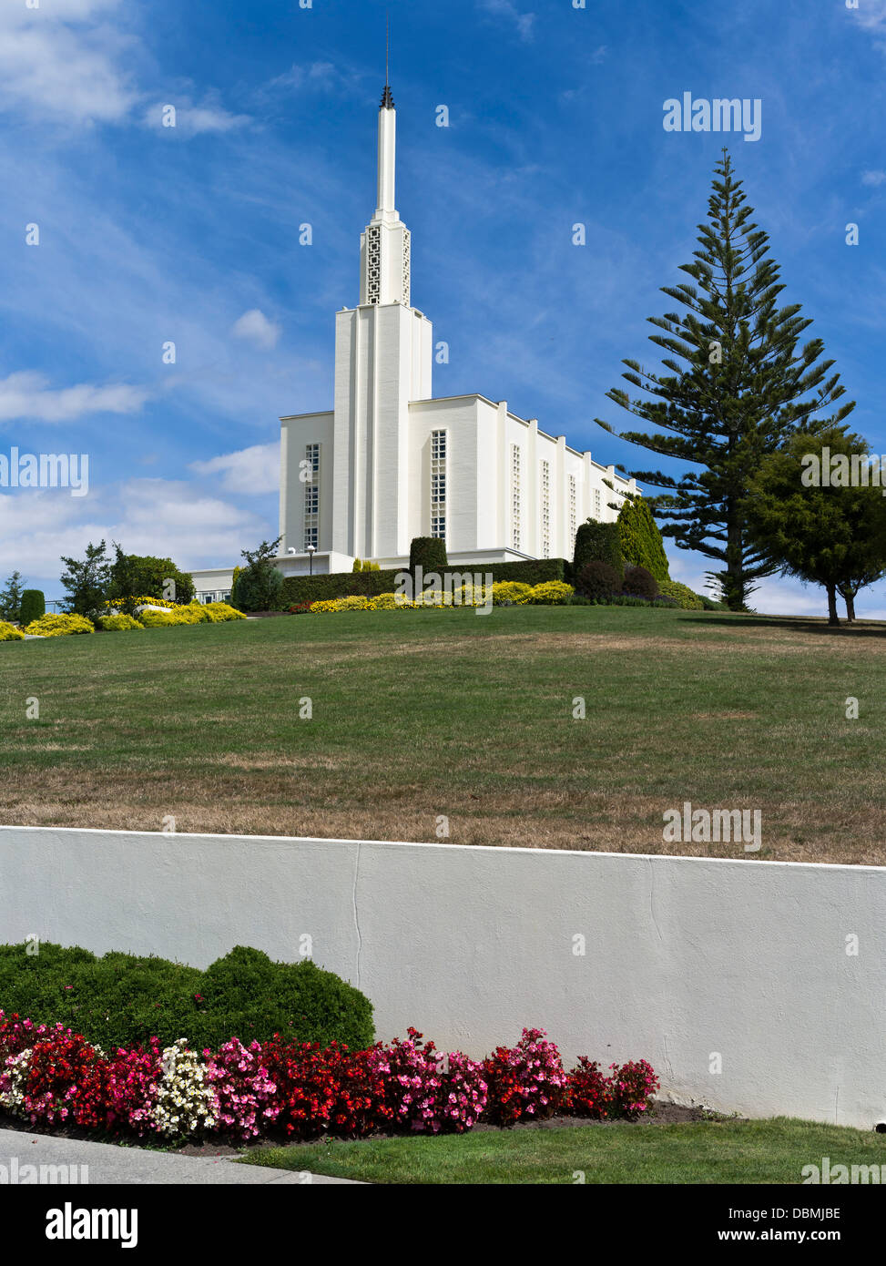 dh Mormon Temple HAMILTON NEW ZEALAND Church of Jesus Christ of Latter day Saints Stock Photo