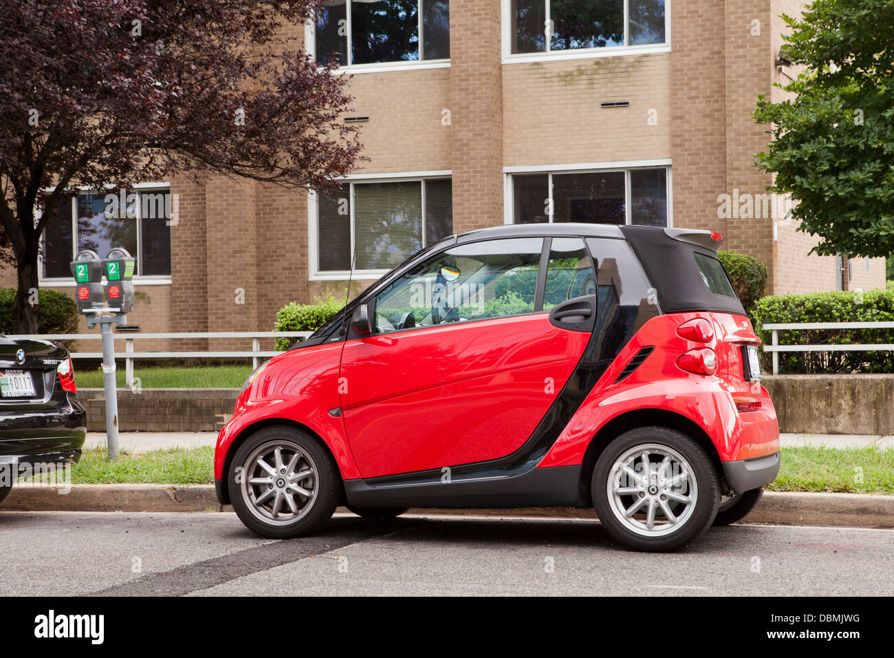 Smart Car side view Stock Photo