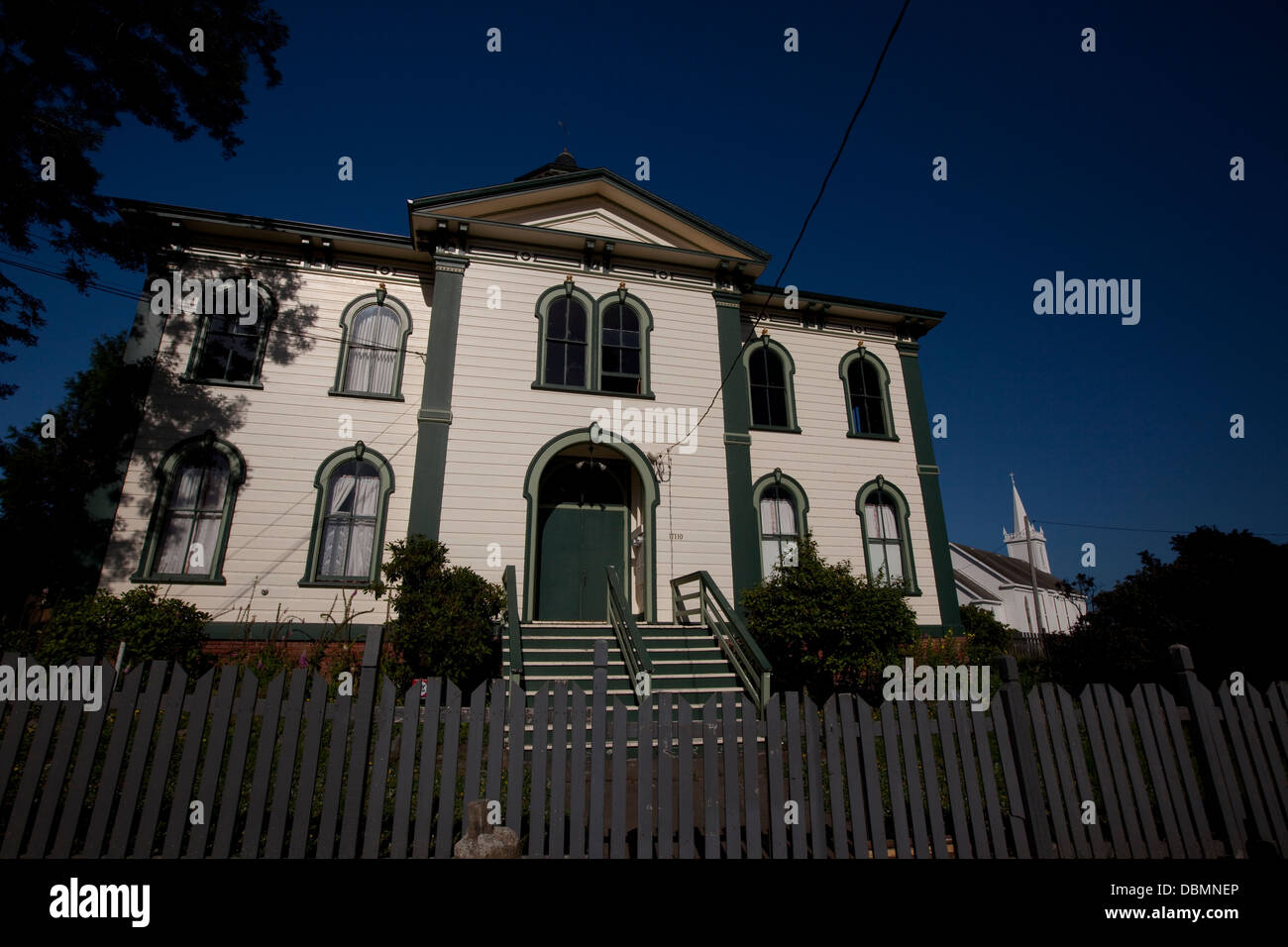 Old school house featured in the movie “The birds” by Alfred Hitchcock