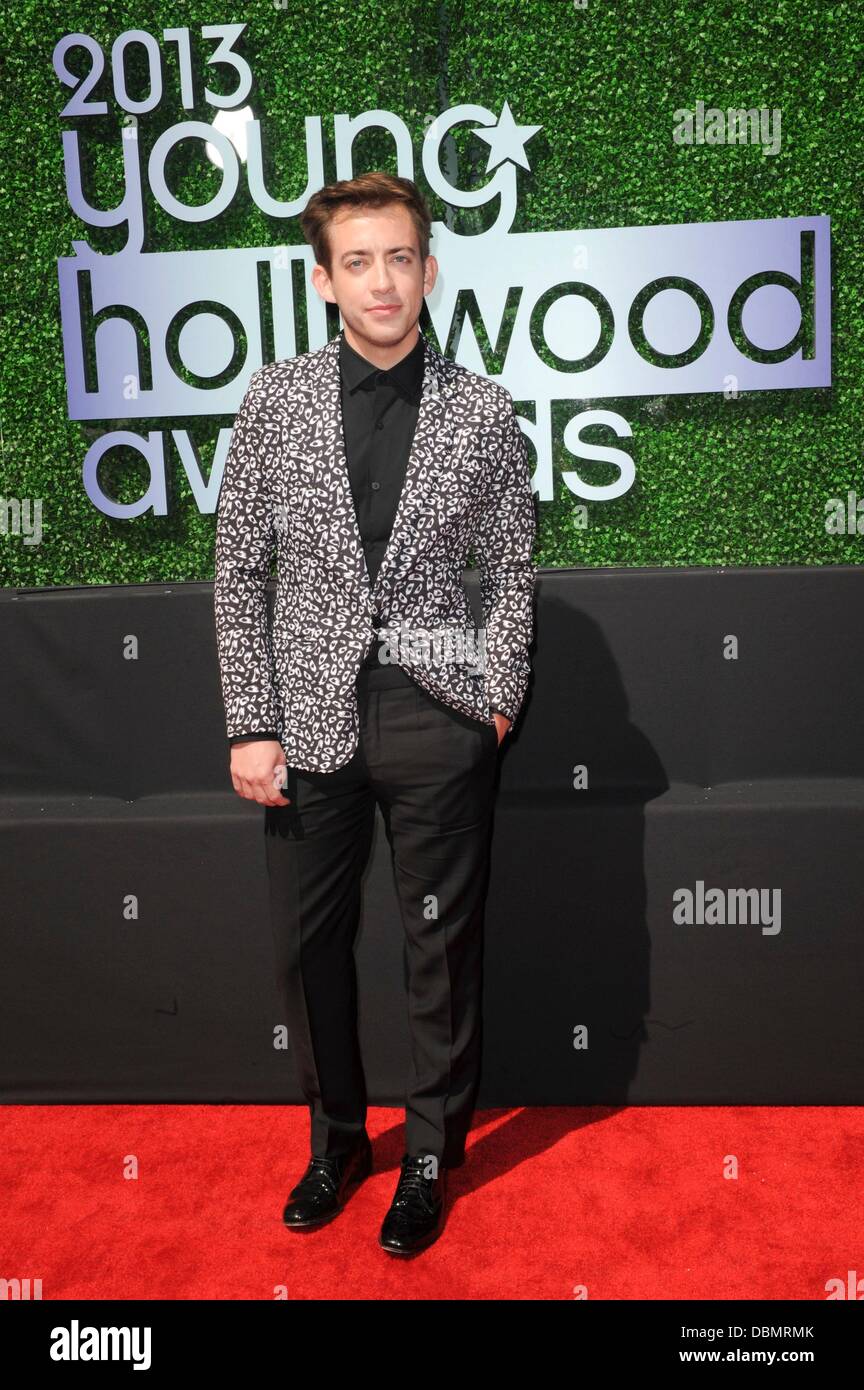 Santa Monica, CA. 1st Aug, 2013. Kevin McHale at arrivals for The 15th Annual Young Hollywood Awards, The Broad Stage, Santa Monica, CA August 1, 2013 Credit: © Elizabeth Goodenough/Everett Collection/Alamy Live News  Stock Photo