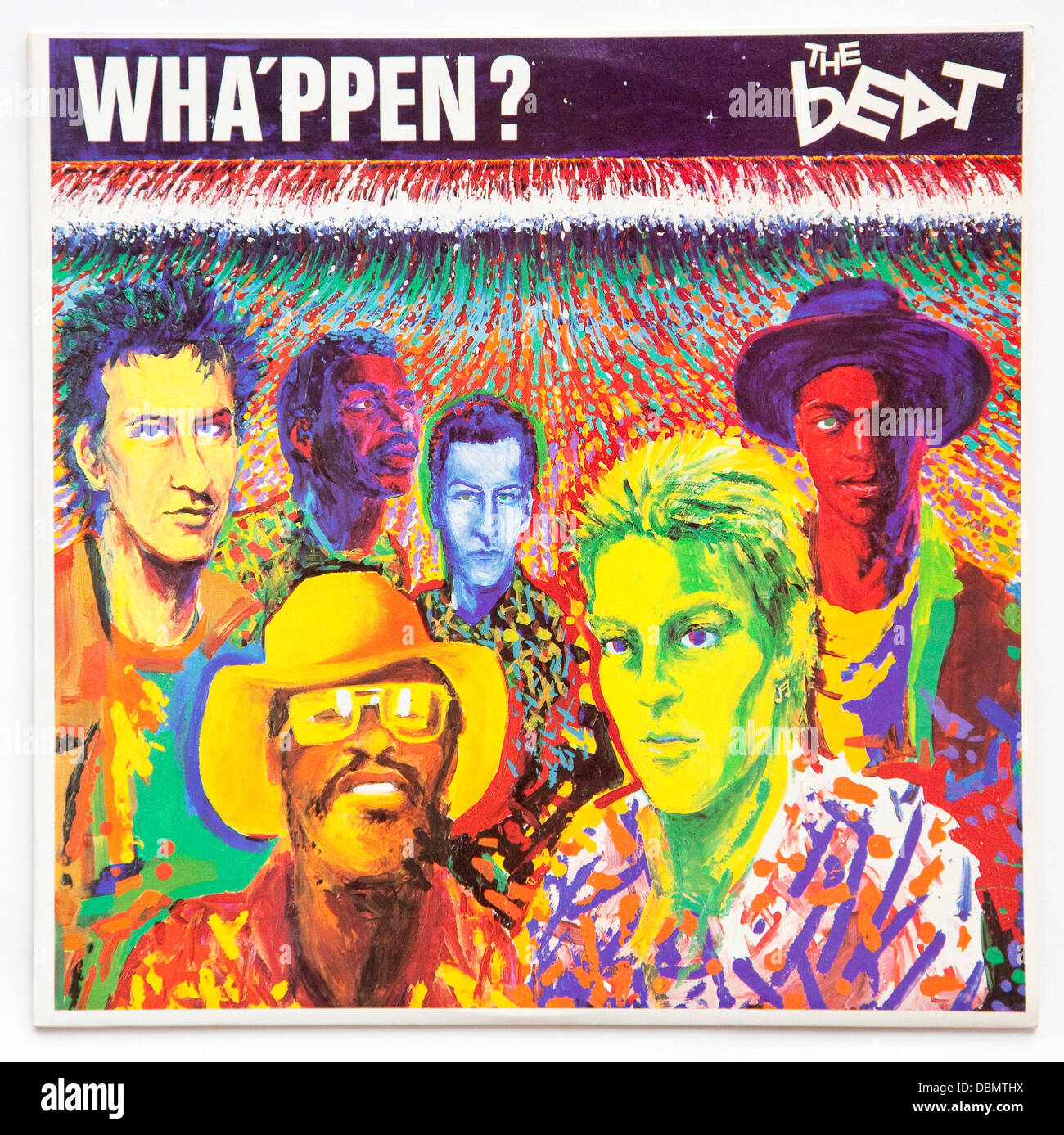The Beat - Wha'ppen? 1981 album cover designed by Hunt Emerson - Editorial use only Stock Photo