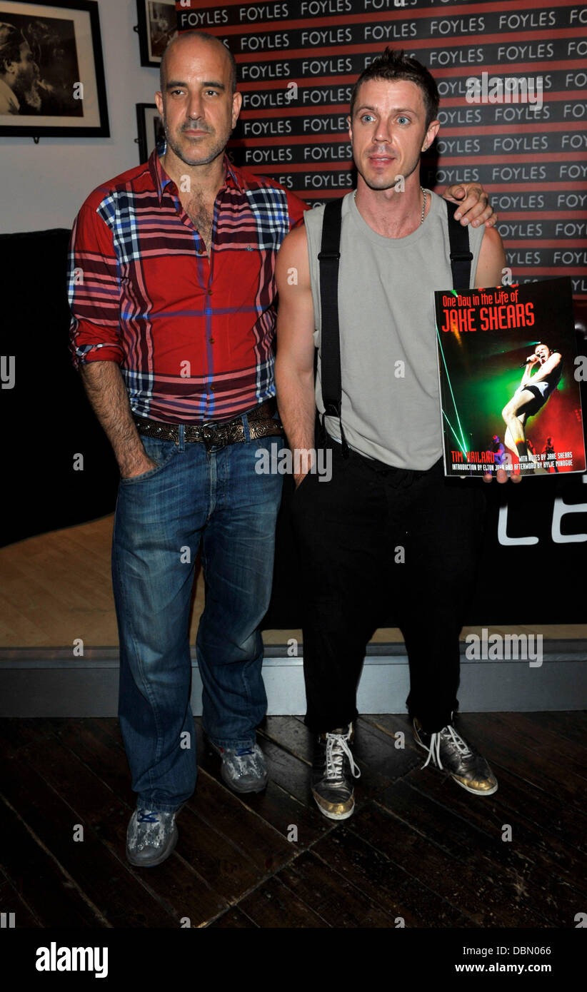 Jake Shears and photographer Tim Hailand Jake Shears book signing in