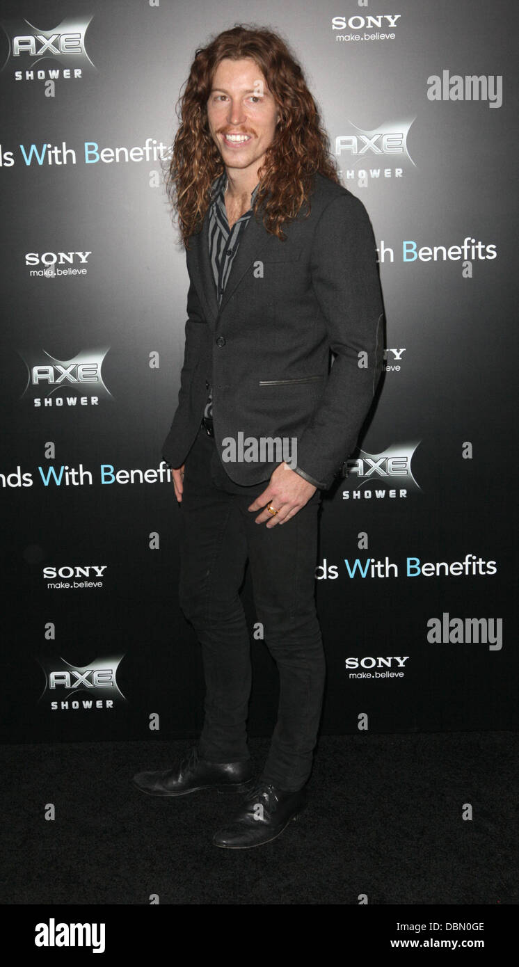 Shaun White, New York premiere of 'Friends with Benefits', held
