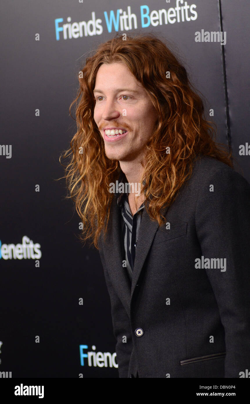 Shaun White New York premiere of 'Friends with Benefits', held