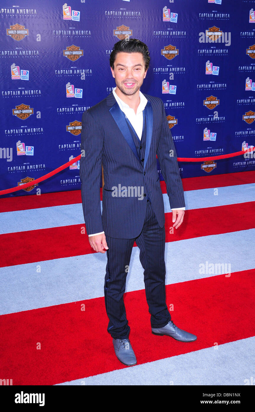 Dominic Cooper Los Angeles Premiere Of Captain America The First Avenger At The El Capitan