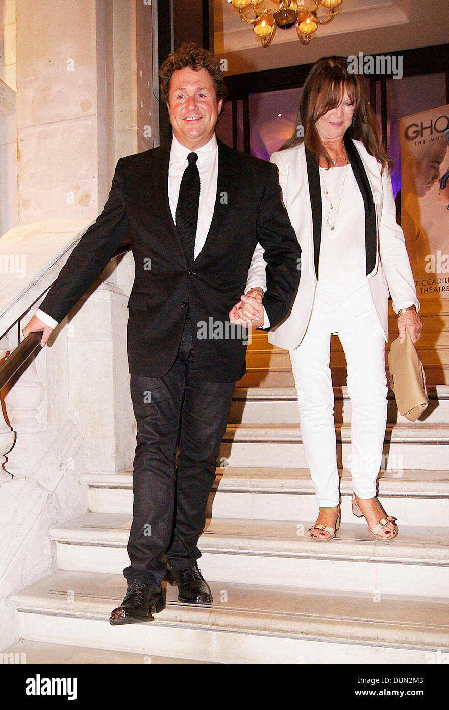 Michael Ball Cathy McGowan Press Night For Ghost The Musical Michael Ball Cathy McGowan Press Night For Ghost The Musical