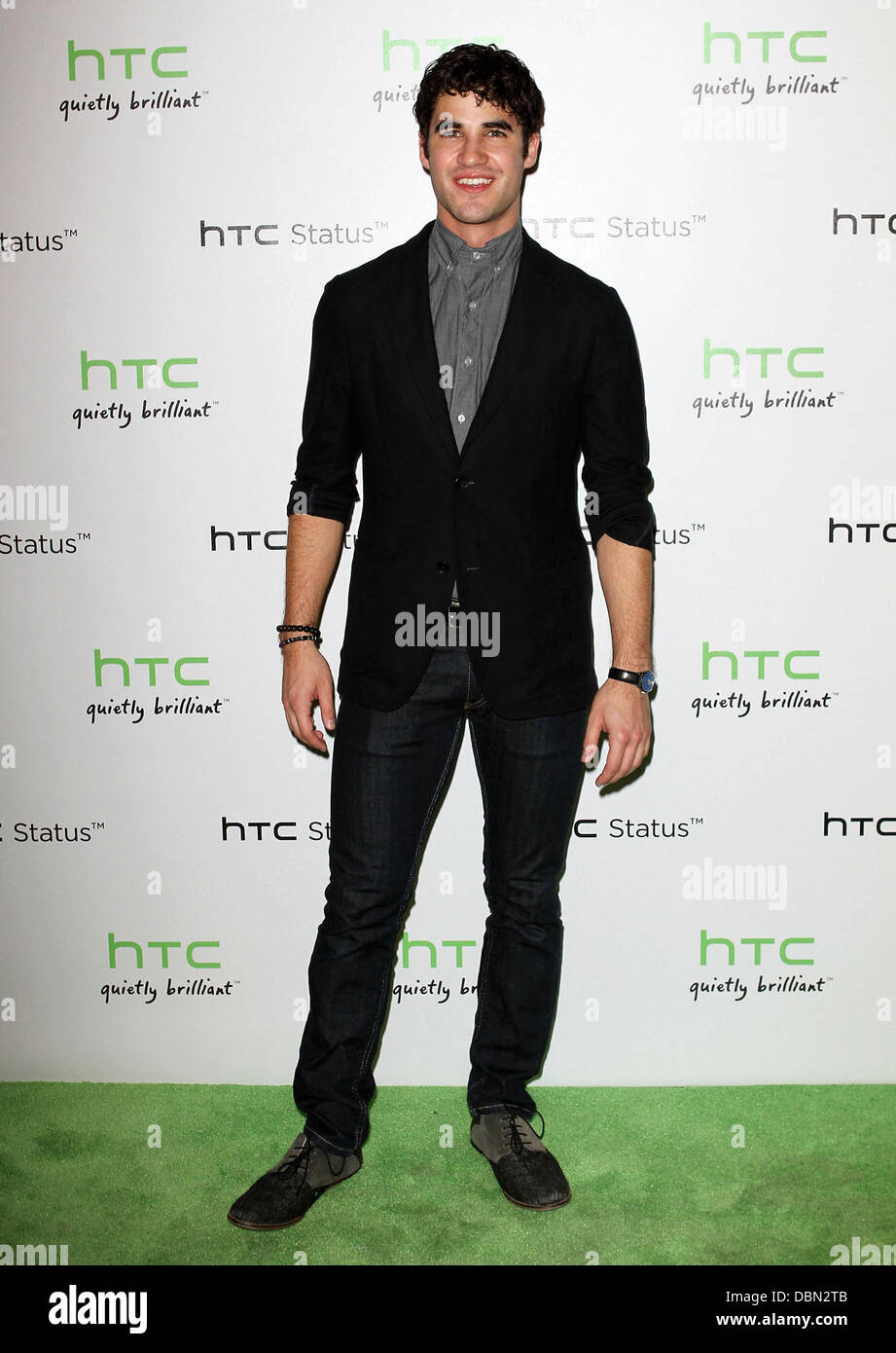 Darren Criss The HTC Status Social launch event held at Paramount Studios - Arrivals Los Angeles, California - 19.07.11 Stock Photo