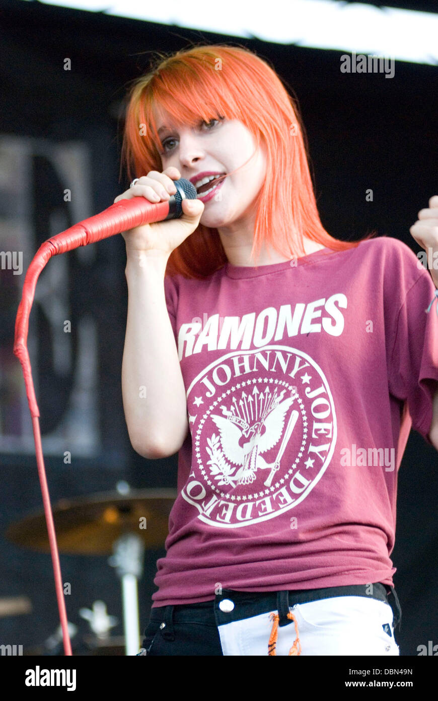 Paramore 2011 Vans Warped Tour - Performances Milwaukee, Wisconsin -  20.07.11 Stock Photo - Alamy