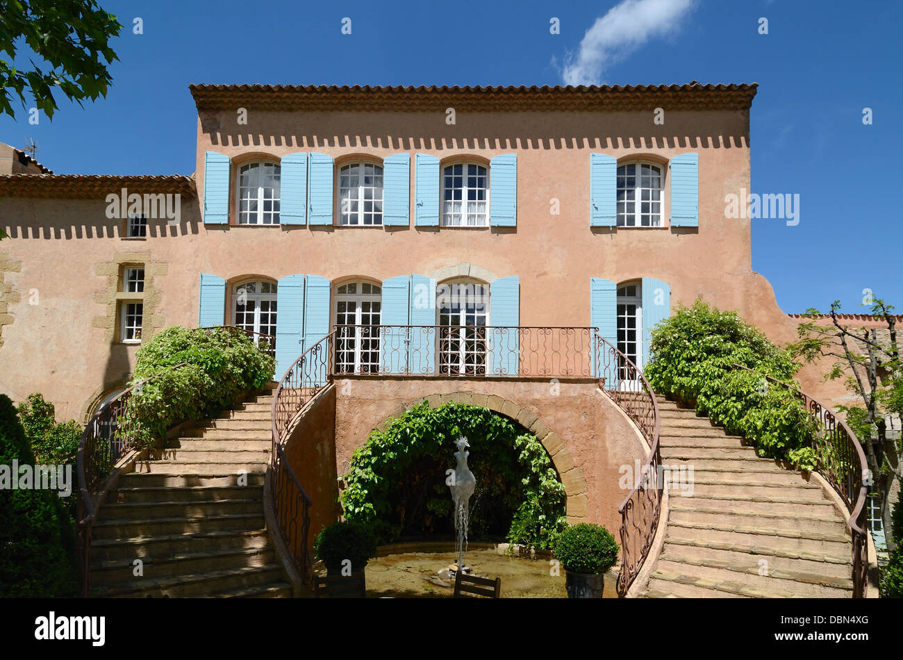 Château Vignelaure Bastide, Country House, Mansion or Wine Estate Rians Provence Stock Photo