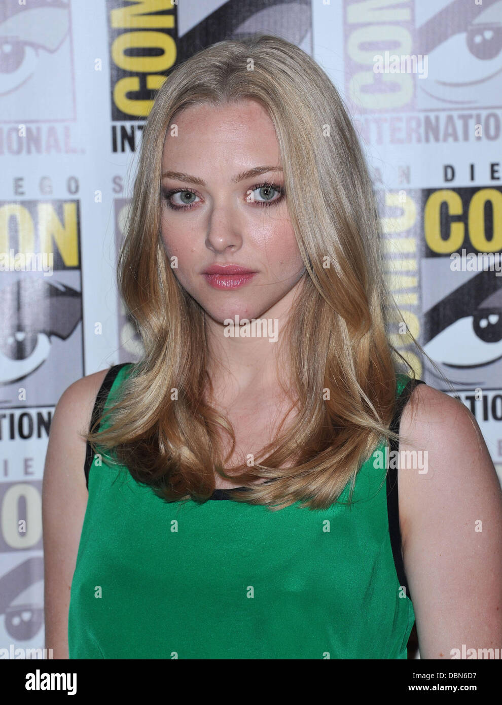Amanda Seyfried 2011 Comic-Con Convention - Day 1 - 'In Time' press conference at the Hilton Bayfront - Arrivals San Diego, California - 21.07.11 Stock Photo