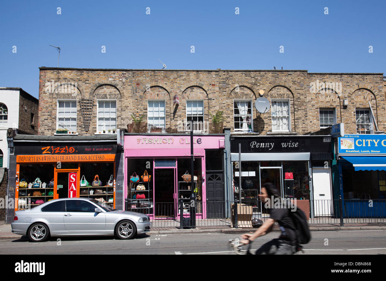 Hackney Rd Shops in Bethnal Green London EC2 UK Stock Photo Alamy